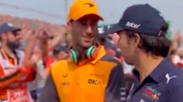 Sergio Pérez y Daniel Ricciardo