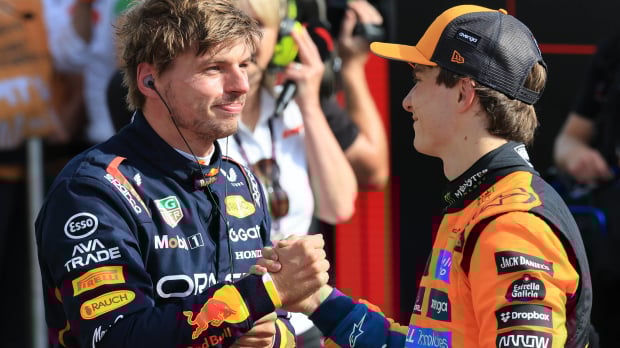 Max Verstappen and Oscar Piastri at Monza