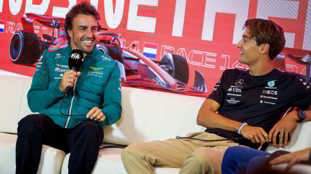 fernando alonso, george russell