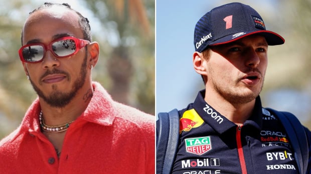 Lewis Hamilton and Max Verstappen