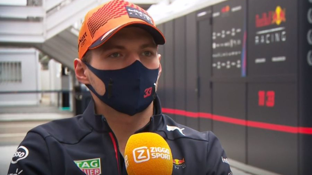 Max Verstappen in gesprek met Ziggo Sport.