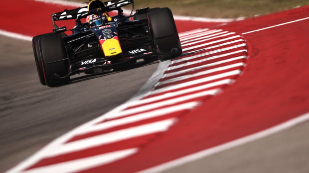 Verstappen during practice in Austin — Foto: © Red Bull Content Pool