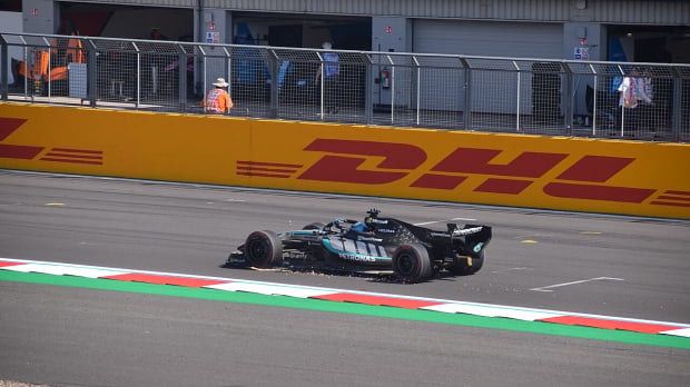 George Russell during the British GP — Foto: © Jason Puddephatt