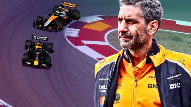 Stella with Verstappen and Norris