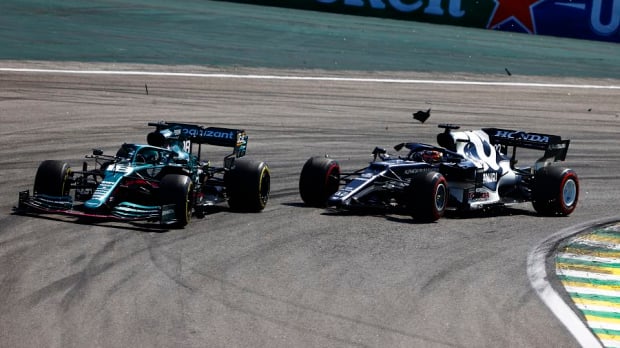 Stroll, Tsunoda, Aston Martin, AlphaTauri, Brazil