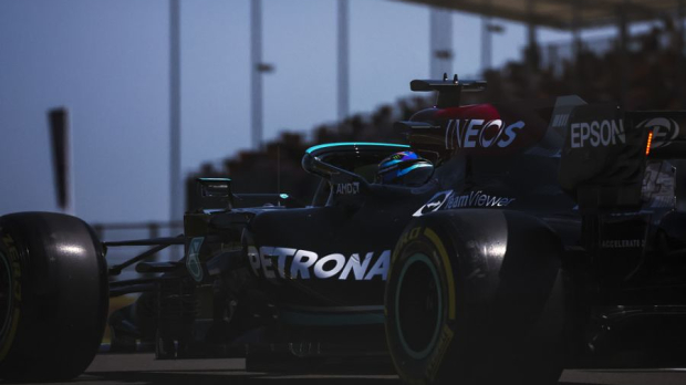 Lewis Hamilton in his W12