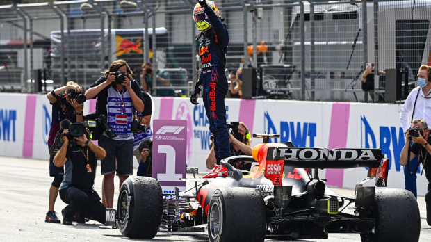 Max Verstappen after winning the Austrian Grand Prix