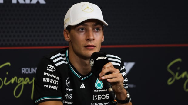 George Russell, Singapore GP, 2025, generic