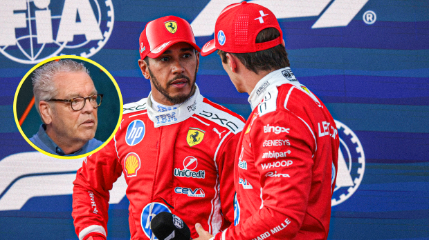 Mol, Hamilton, Leclerc, socials — Foto: © Imago X GPFans X Ziggosport