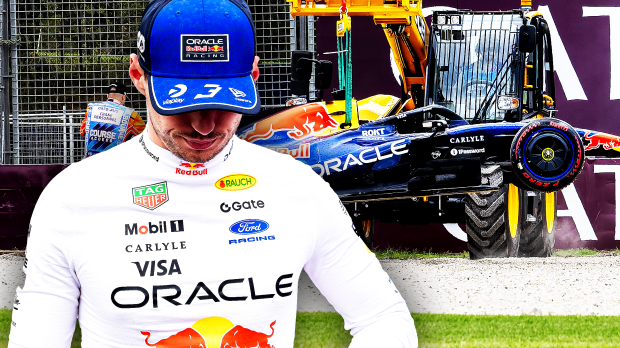 Max Verstappen after his crash in Melbourne — Foto: © IMAGO x GPFans