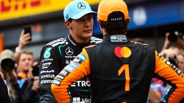 Russell and Norris after race at Zandvoort — Foto: © IMAGO