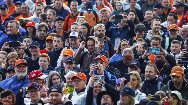Dutch fans in Zandvoort