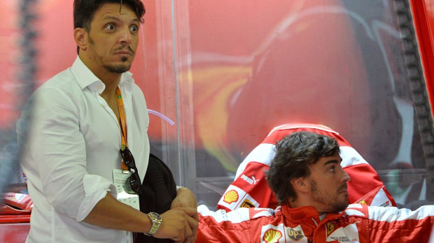 Tarso Marques and Fernando Alonso