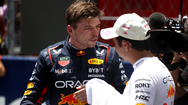 Max Verstappen and Sergio Pérez in Miami