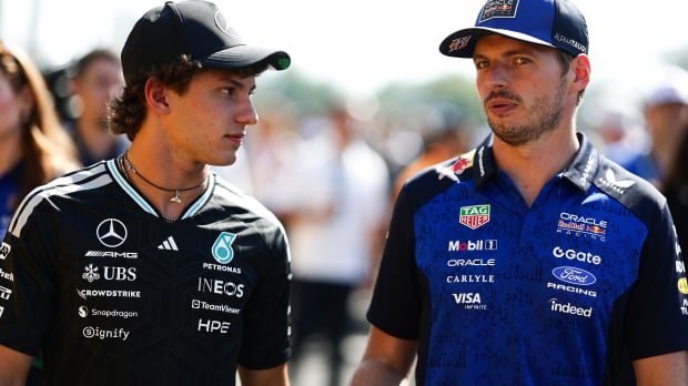 Verstappen and Antonelli before the Italian GP — Foto: © Red Bull Content Pool
