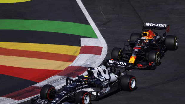 Tsunoda and Verstappen
