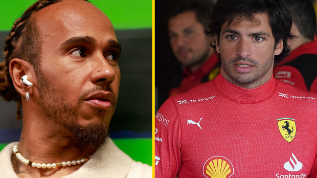 Hamilton, Sainz, Social