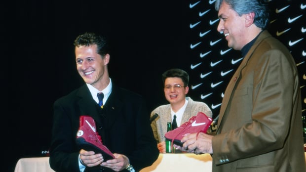 Michael Schumacher made an F1 deal with Nike in 1996