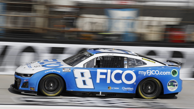 An image of Kyle Busch at Bristol Motor Speedway in 2024