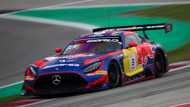 Juncadella and Lulham in FP1 at Barcelona-Catalunya — Foto: © SRO/JEP