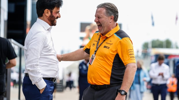 Mohammed Ben Sulayem, FIA, Zak Brown, McLaren, 2025, generic