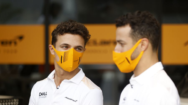 Ricciardo, Norris, McLaren