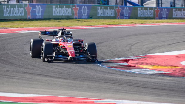 Leclerc during practice in Austin — Foto: © IMAGO