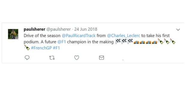 Een eerder bericht van Sherer.