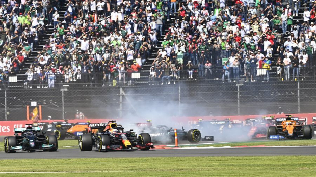 Ricciardo, Bottas, Mexico