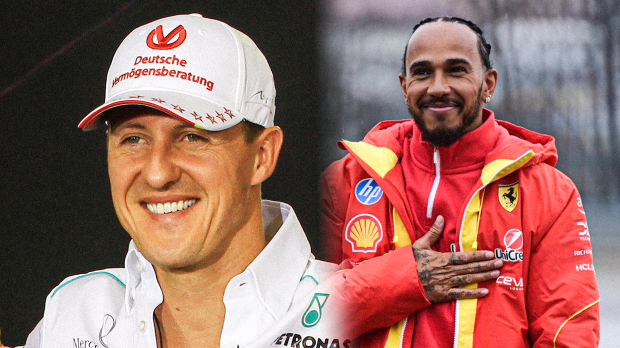 Schumacher, Hamilton, socials