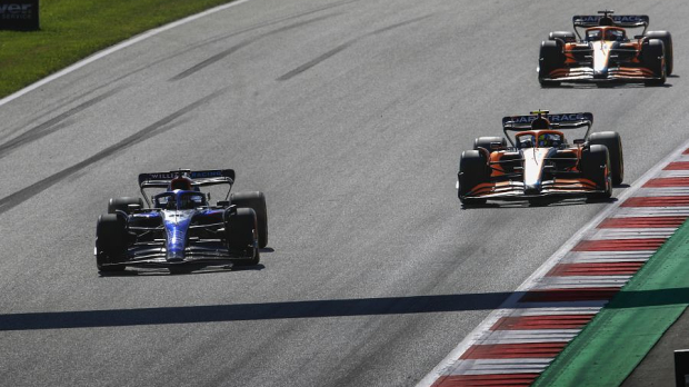 Albon, Norris, Ricciardo, Williams, McLaren, Austria, Sprint, 2022