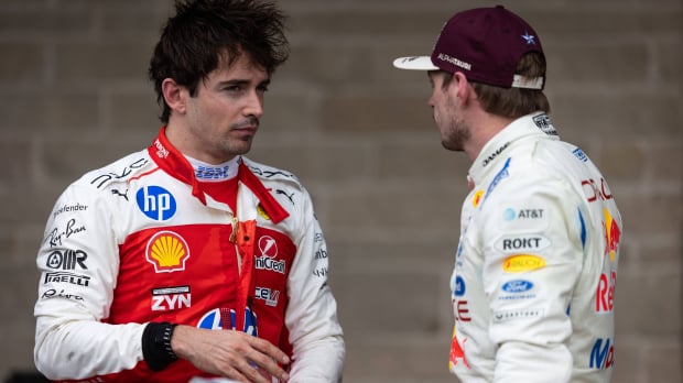Verstappen doet boekje open over gevechten met Ferrari's: 'Had wat werk te doen' — Foto: © IMAGO