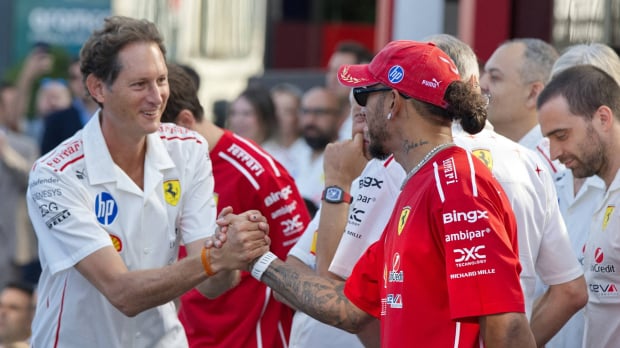 Elkann and Hamilton have a great relationship.