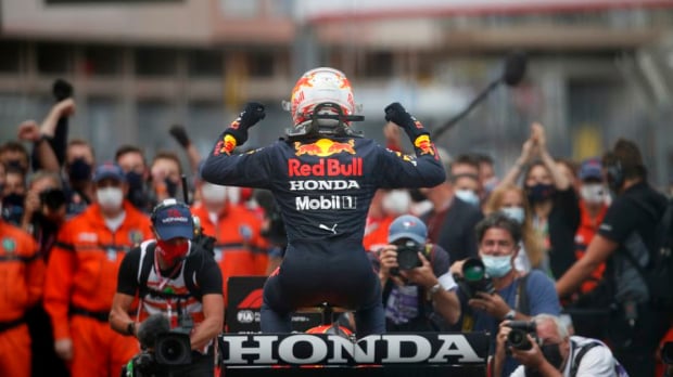 Max Verstappen after his win in Monaco