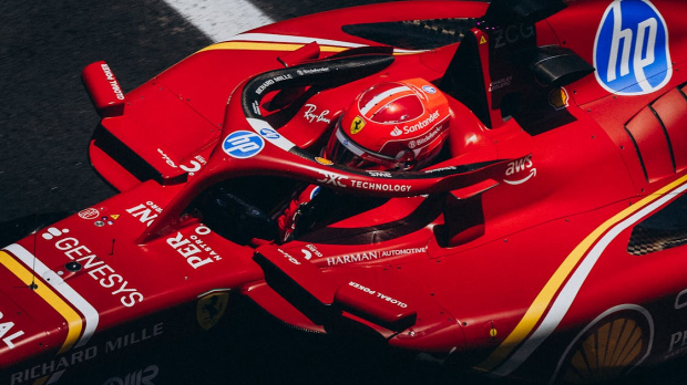 Leclerc with Ferrari (photo: Jonathan Borba)