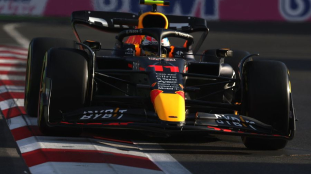 Perez tijdens VT2 in Bakoe