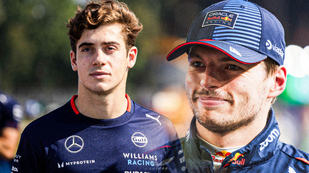 Verstappen, Colapinto, socials