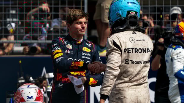 Max Verstappen after his win in the Sprint