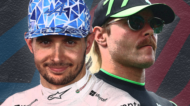 Esteban Ocon and Valtteri Bottas