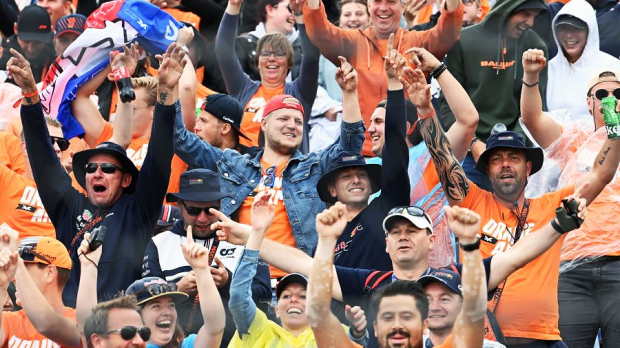 Dutch fans in Hungary
