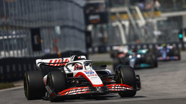 Kevin Magnussen in the Canadian Grand Prix
