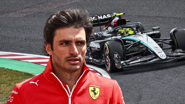 Thumbnail for article regarding Sainz contract at Mercedes