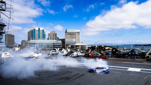 NASCAR 26 cover revealed with brilliant stunt at San Diego race weekend