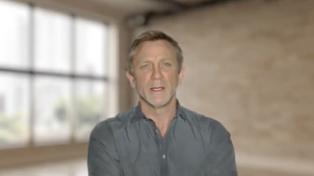 Daniel Craig in a videomessage to Aston Martin