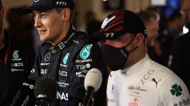 Russell, Mercedes, Bottas, Alfa Romeo, 2022