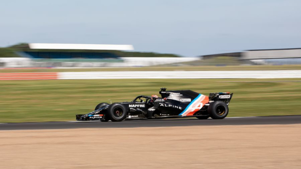 Lundgaard testing at Silverstone