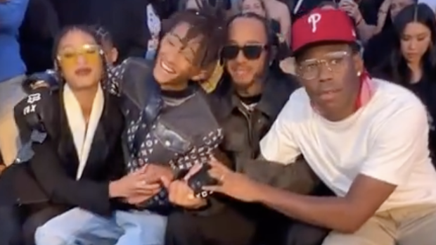 Tyler, the Creator, Lewis Hamilton, Jaden Smith and Willow Smith