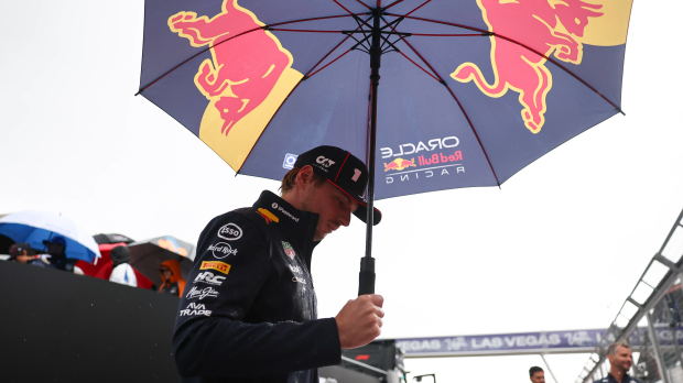 Max Verstappen at Silverstone