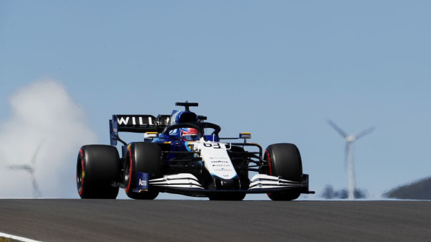 George Russell in Portuguese GP qualifying