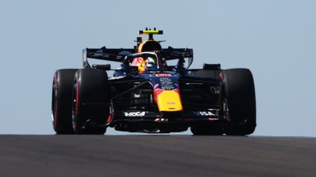 Hadjar during practice in Austin — Foto: © Red Bull Content Pool